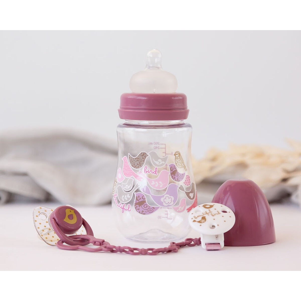 Baby’s bottle 250 ml Pink