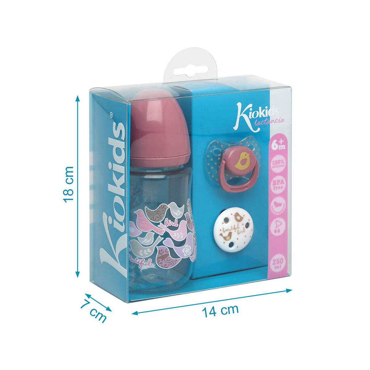 Baby’s bottle 250 ml Pink