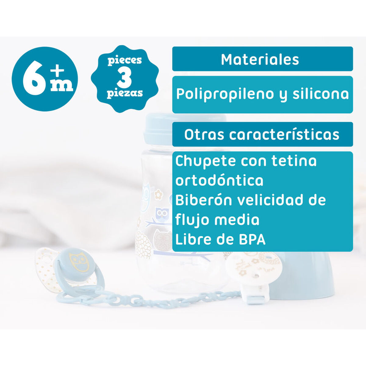 Baby’s bottle 250 ml Blue