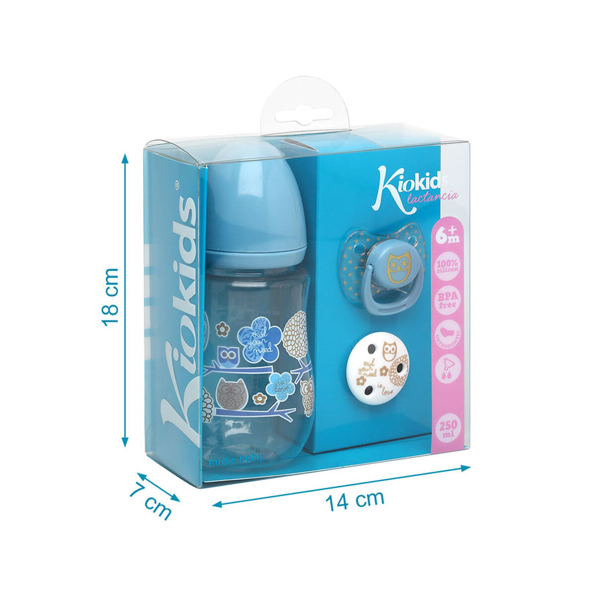 Baby’s bottle 250 ml Blue