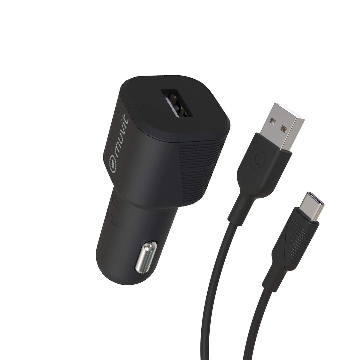 Electric car charger Muvit 1,2 m Black