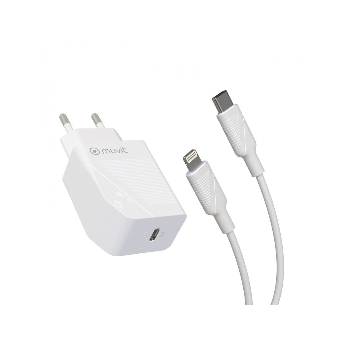 Wall Charger Muvit White 20 W Wall Charger Muvit White 20 W