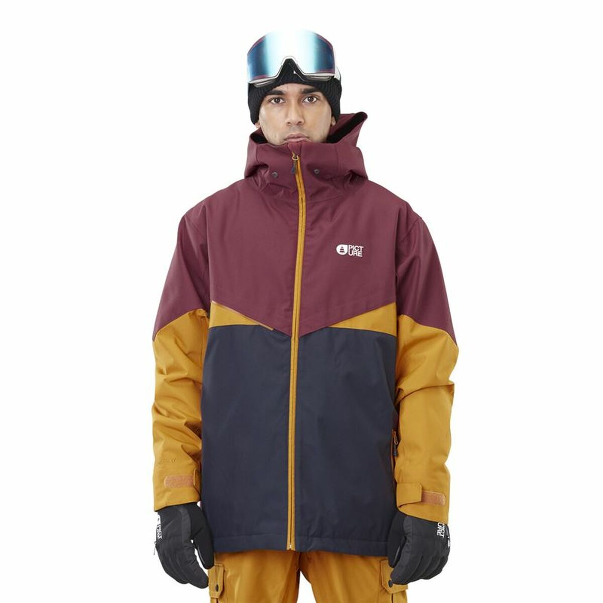Ski Jacket Picture Stone Burgundy Men