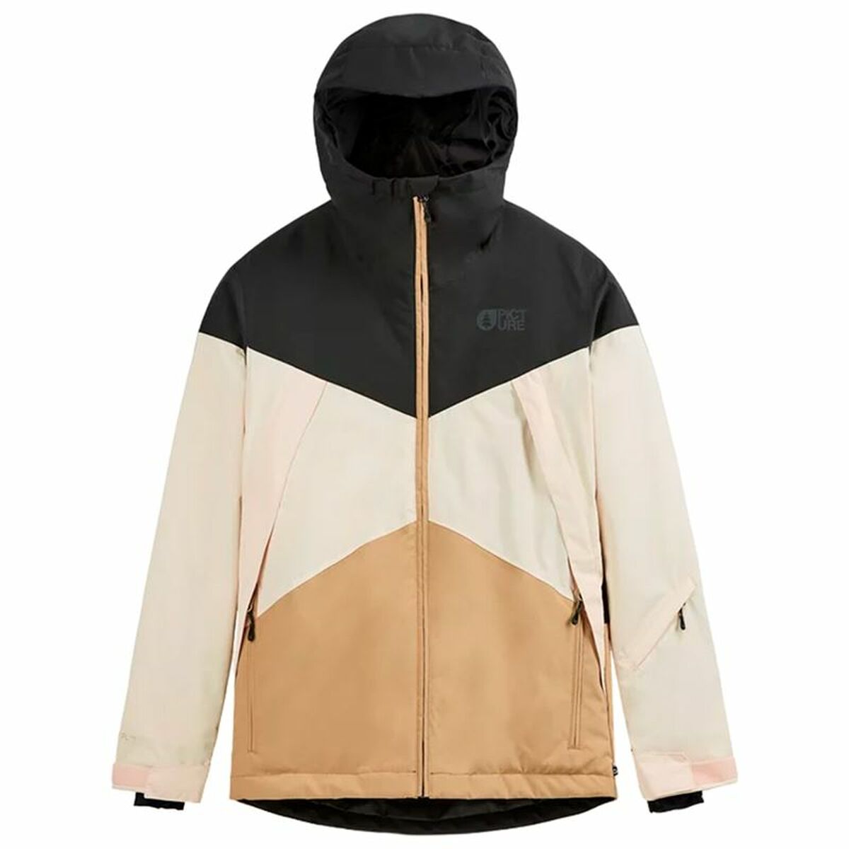 Women’s Sports Jacket Picture Tannin Black Orange