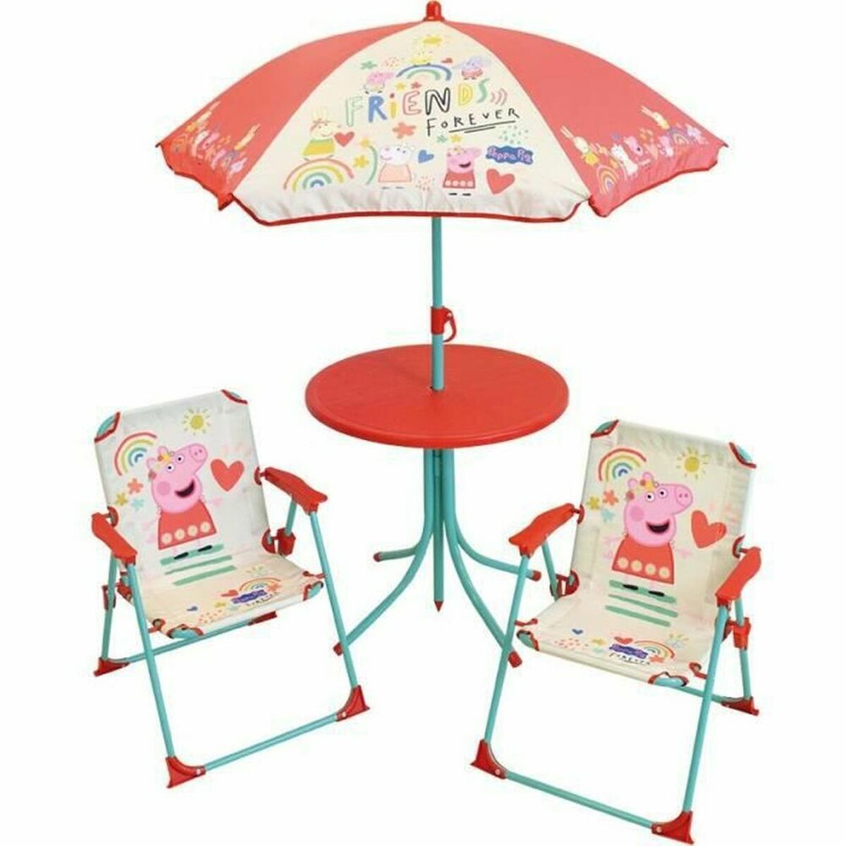 Garden furniture Peppa Pig Children’s 4 Pieces Garden furniture Peppa Pig Children’s 4 Pieces
