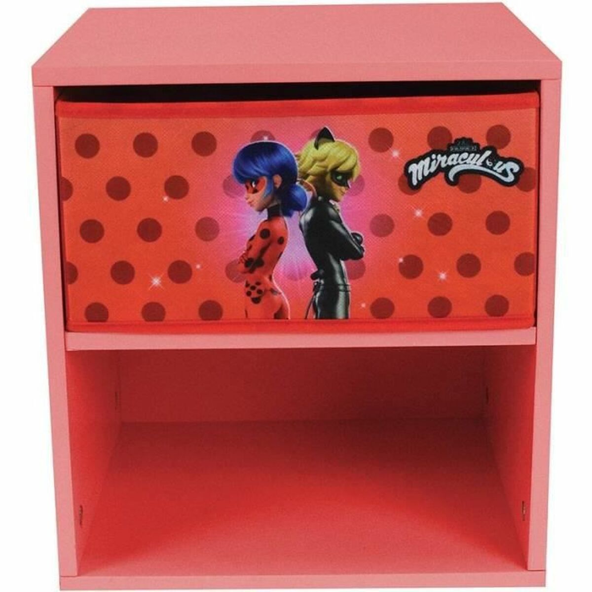 Nightstand Fun House Miraculous Ladybug 36 x 33 x 30 cm Nightstand Fun House Miraculous Ladybug 36 x 33 x 30 cm