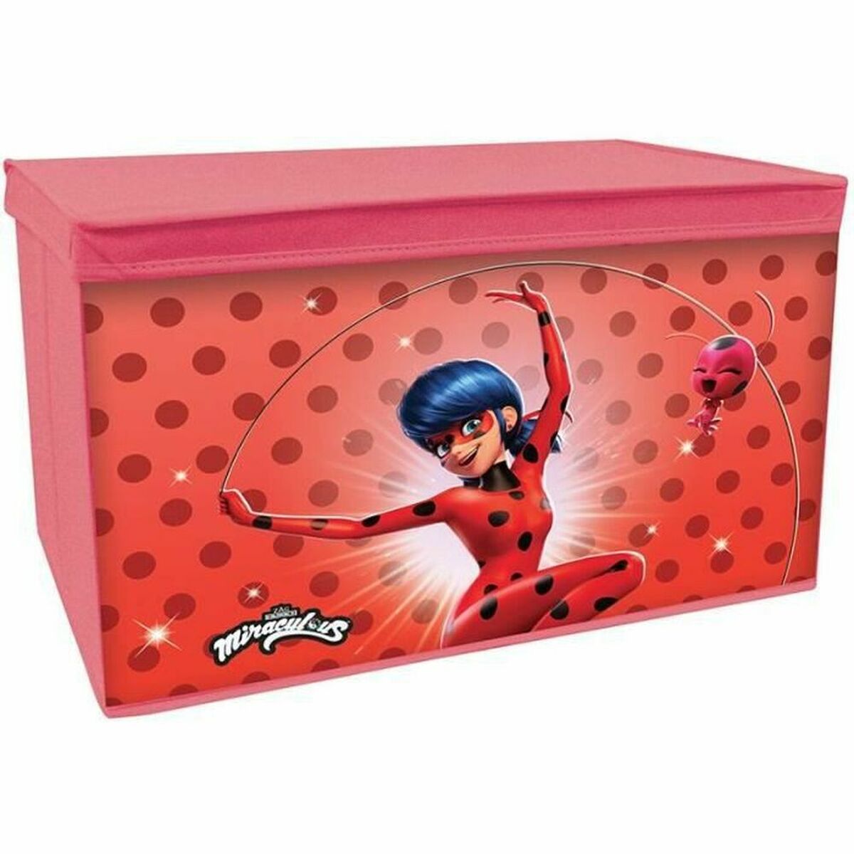 Box Fun House Miraculous Red 55,5 x 34,5 x 34 cm Box Fun House Miraculous Red 55,5 x 34,5 x 34 cm