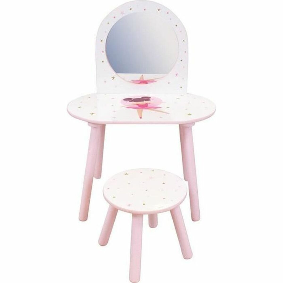 Dressing Table with Stool Fun House Ballerina Dancer Dressing Table with Stool Fun House Ballerina Dancer