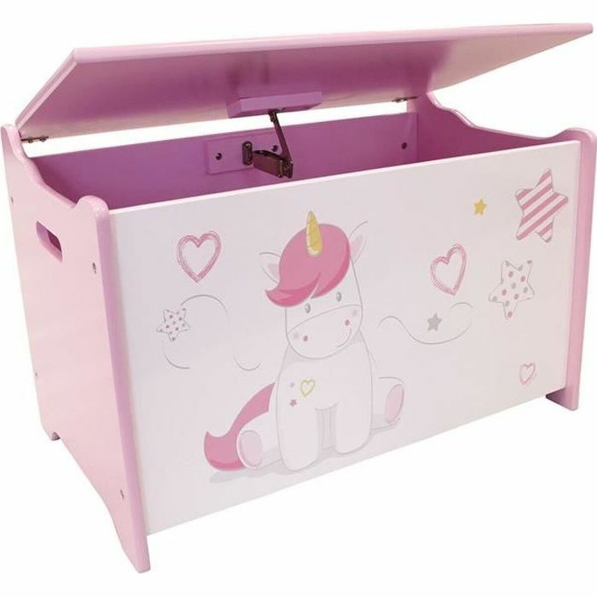 Chest Fun House Unicorn Pink White Wood Chest Fun House Unicorn Pink White Wood