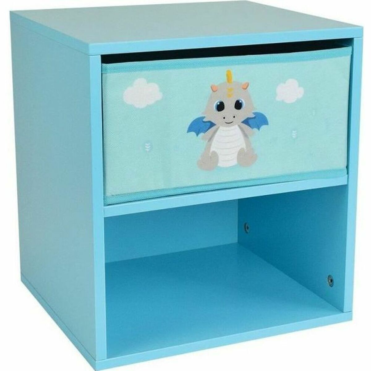 Nightstand Fun House LEON THE DRAGON 36 x 33 x 30 cm Blue Nightstand Fun House LEON THE DRAGON 36 x 33 x 30 cm Blue