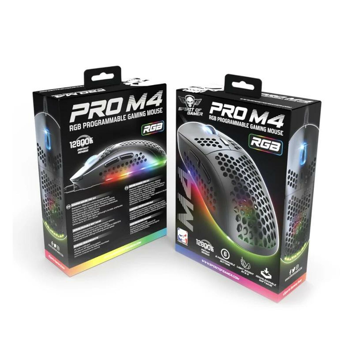 Mouse Spirit of Gamer Ratn Pro M4 Black