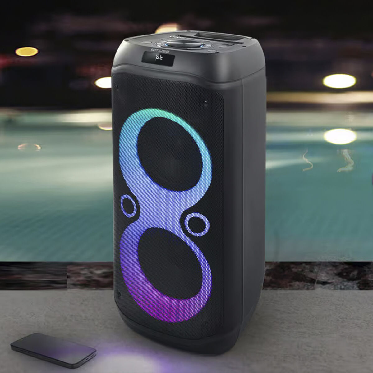 Portable Bluetooth Speakers Muse Black 600 W