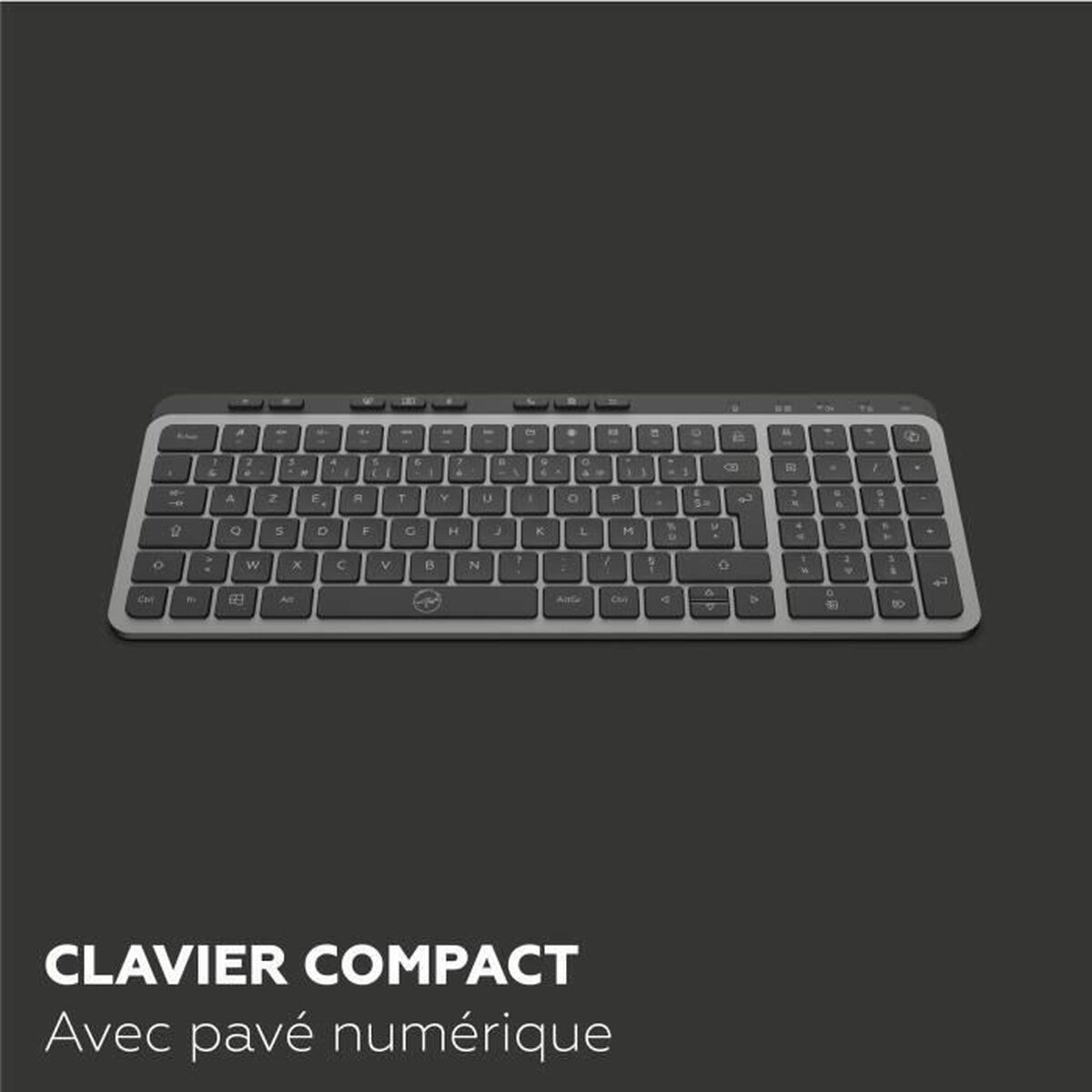 Keyboard Mobility Lab KP450W Compact Black Grey