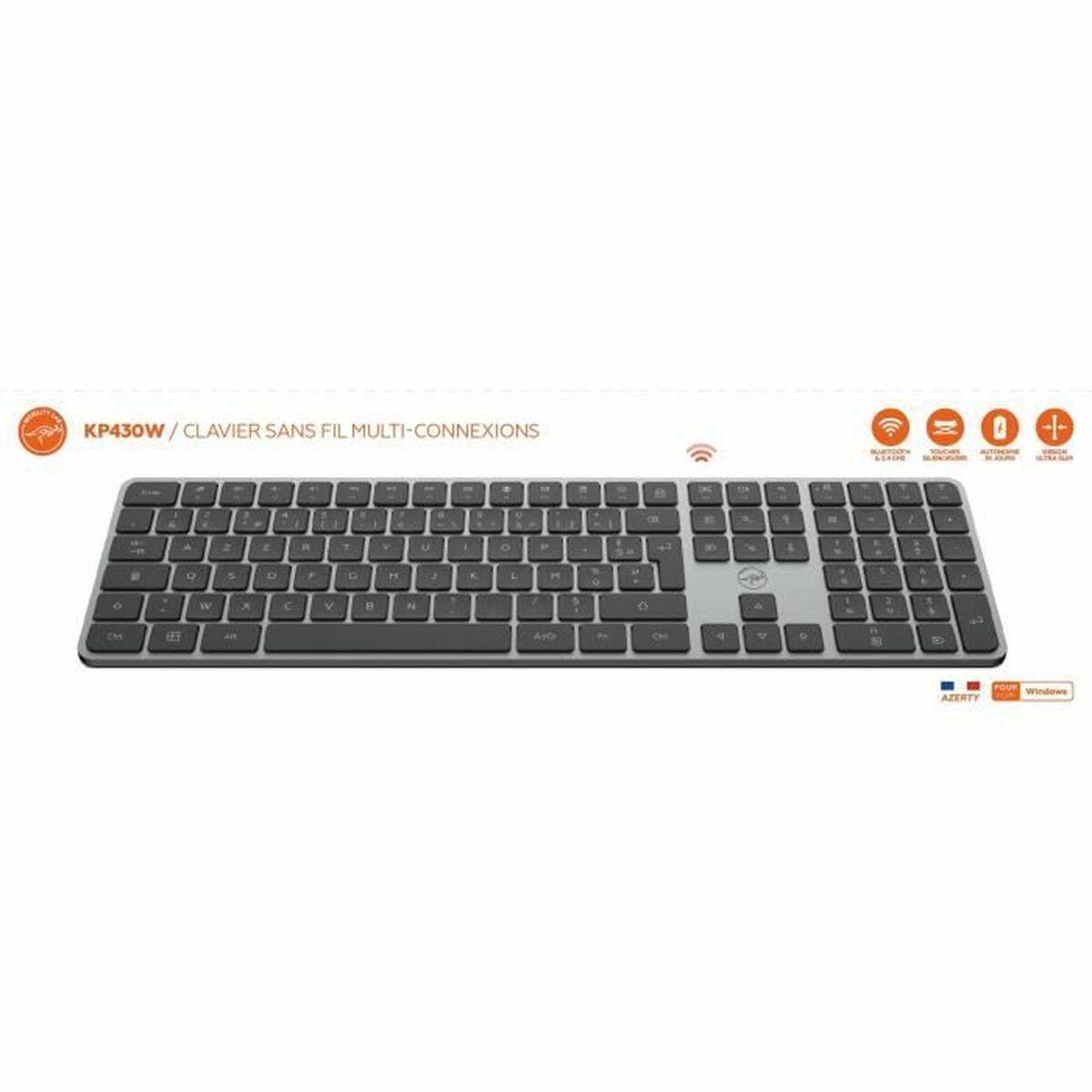 Keyboard Mobility Lab KP430W Grey