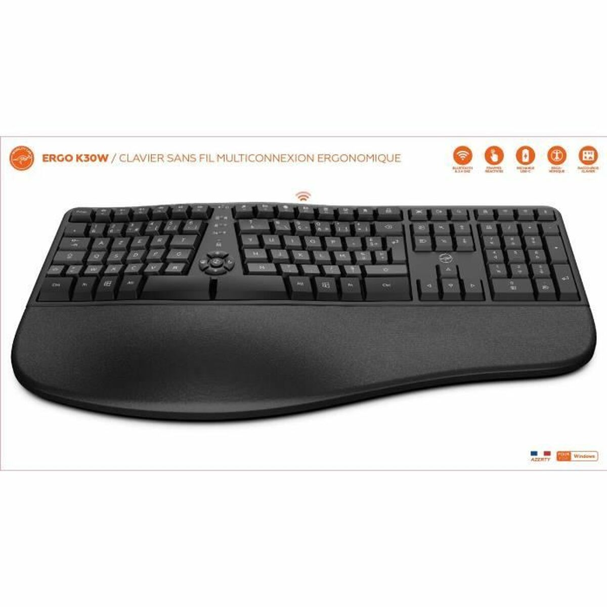 Keyboard Mobility Lab Azerty French Black