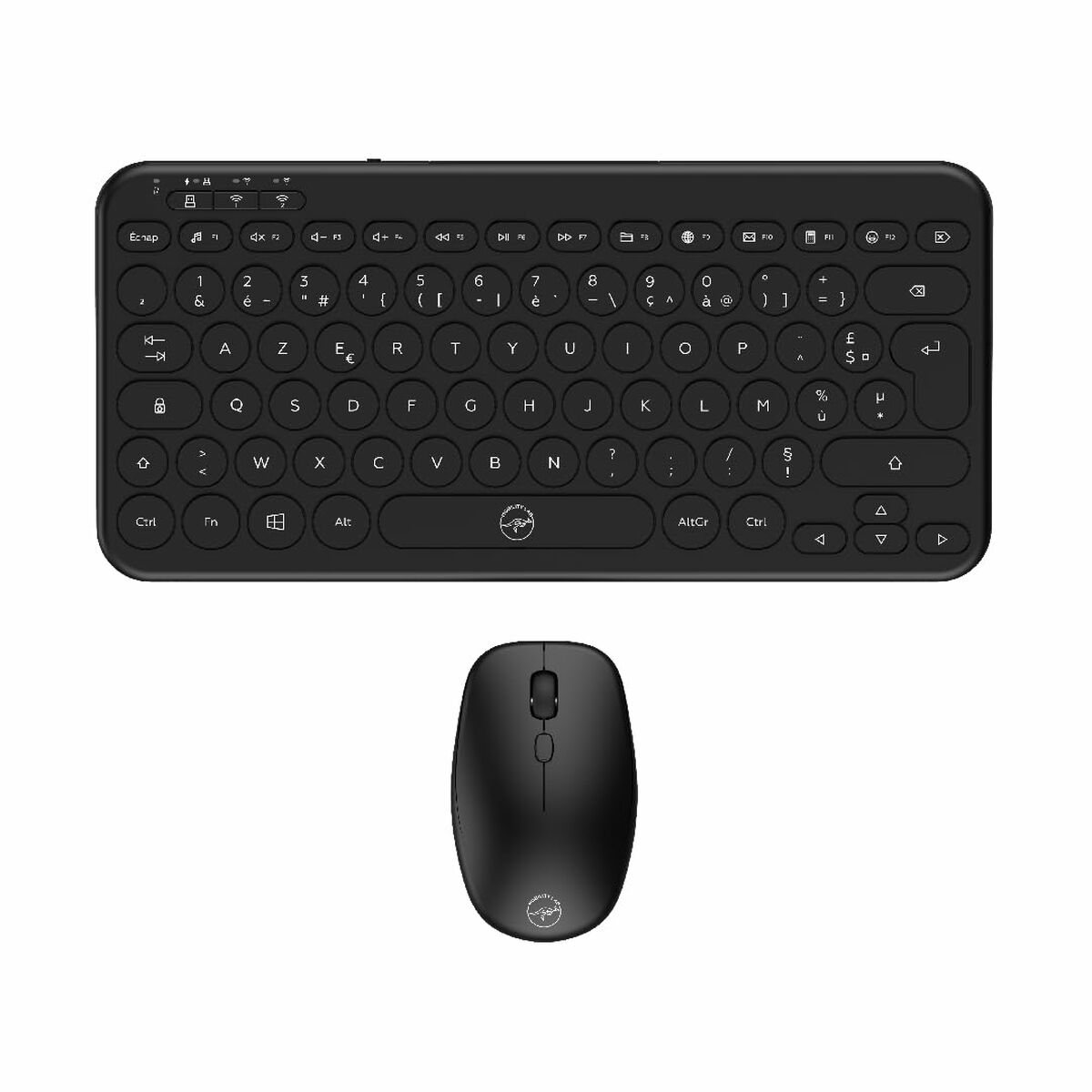 Keyboard and Mouse Mobility Lab CP420W Mini Black AZERTY