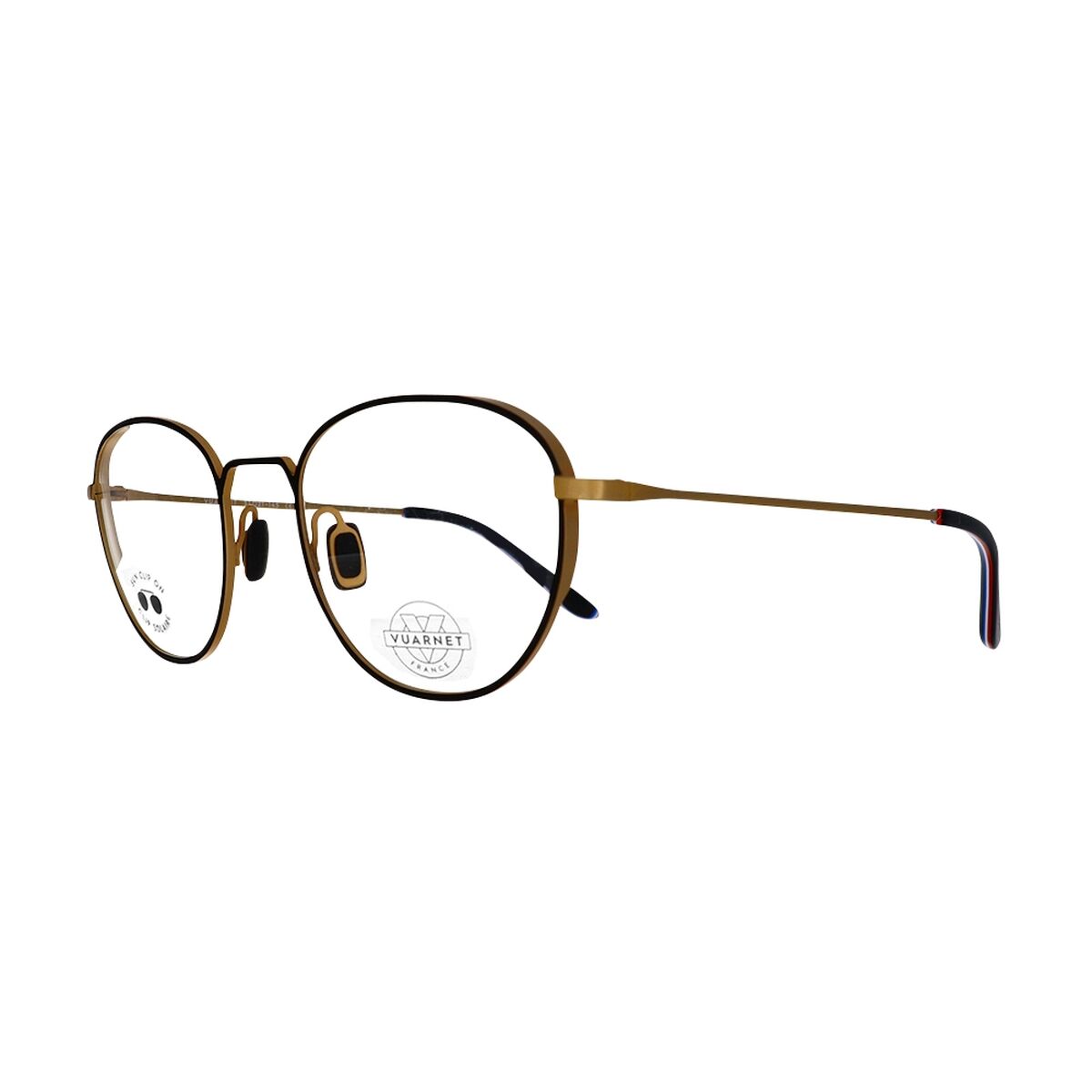 Unisex’ Spectacle frame Vuarnet VL19010003 Golden Ø 55 mm