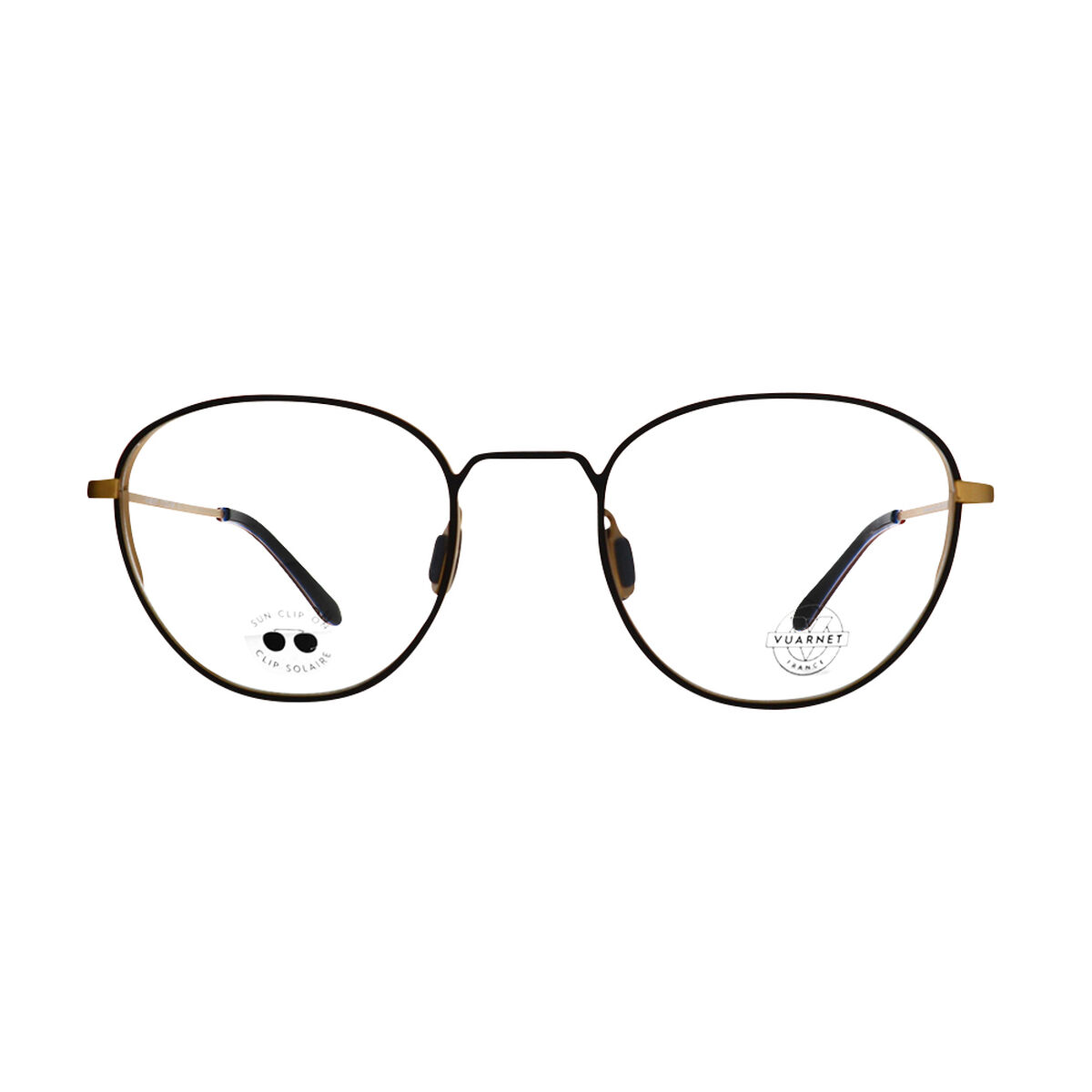Unisex’ Spectacle frame Vuarnet VL19010003 Golden Ø 55 mm