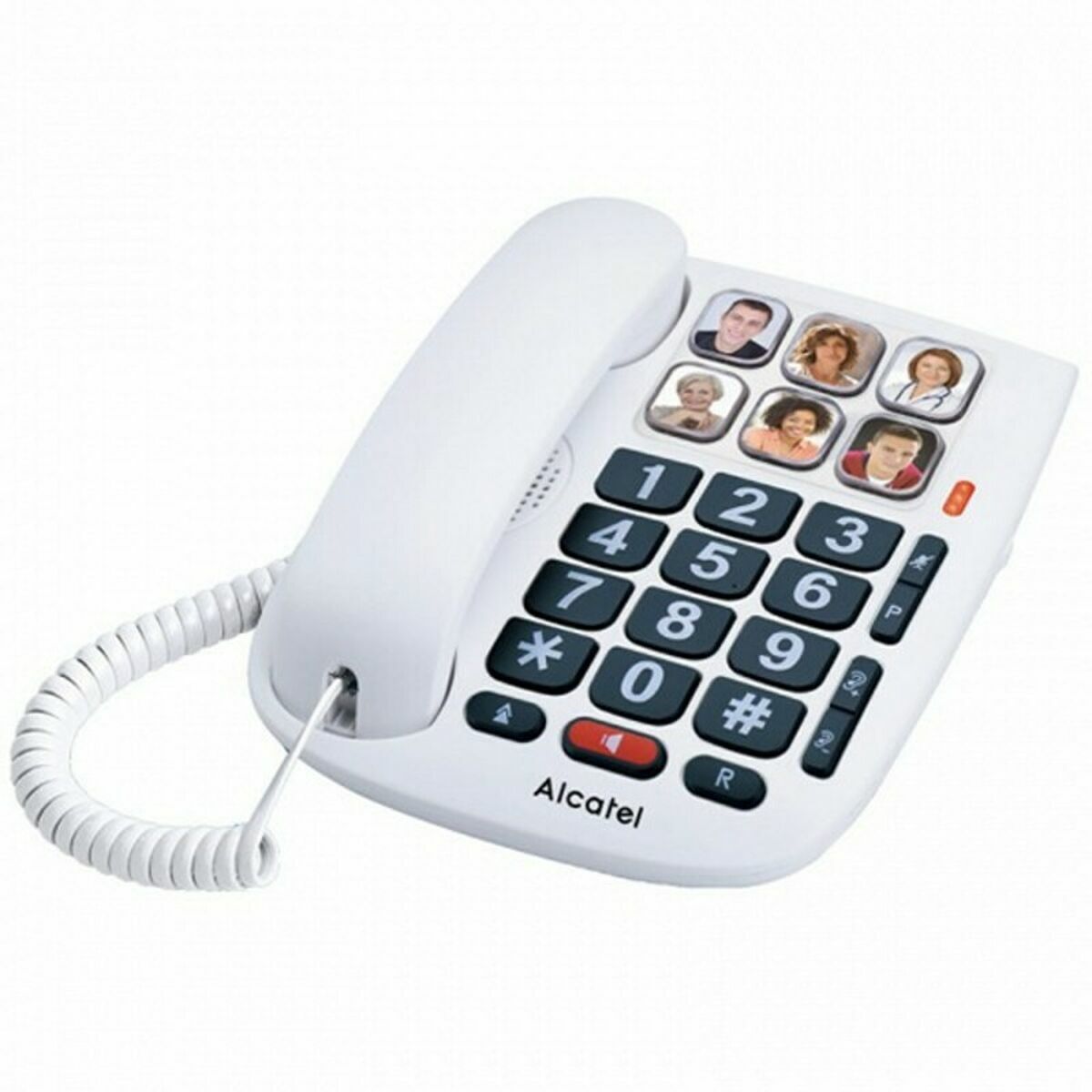 Landline for the Elderly Alcatel ATL1416459 LED White Landline for the Elderly Alcatel ATL1416459 LED White