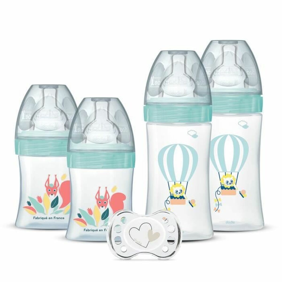 Set of baby’s bottles Dodie Pacifier Set of baby’s bottles Dodie Pacifier