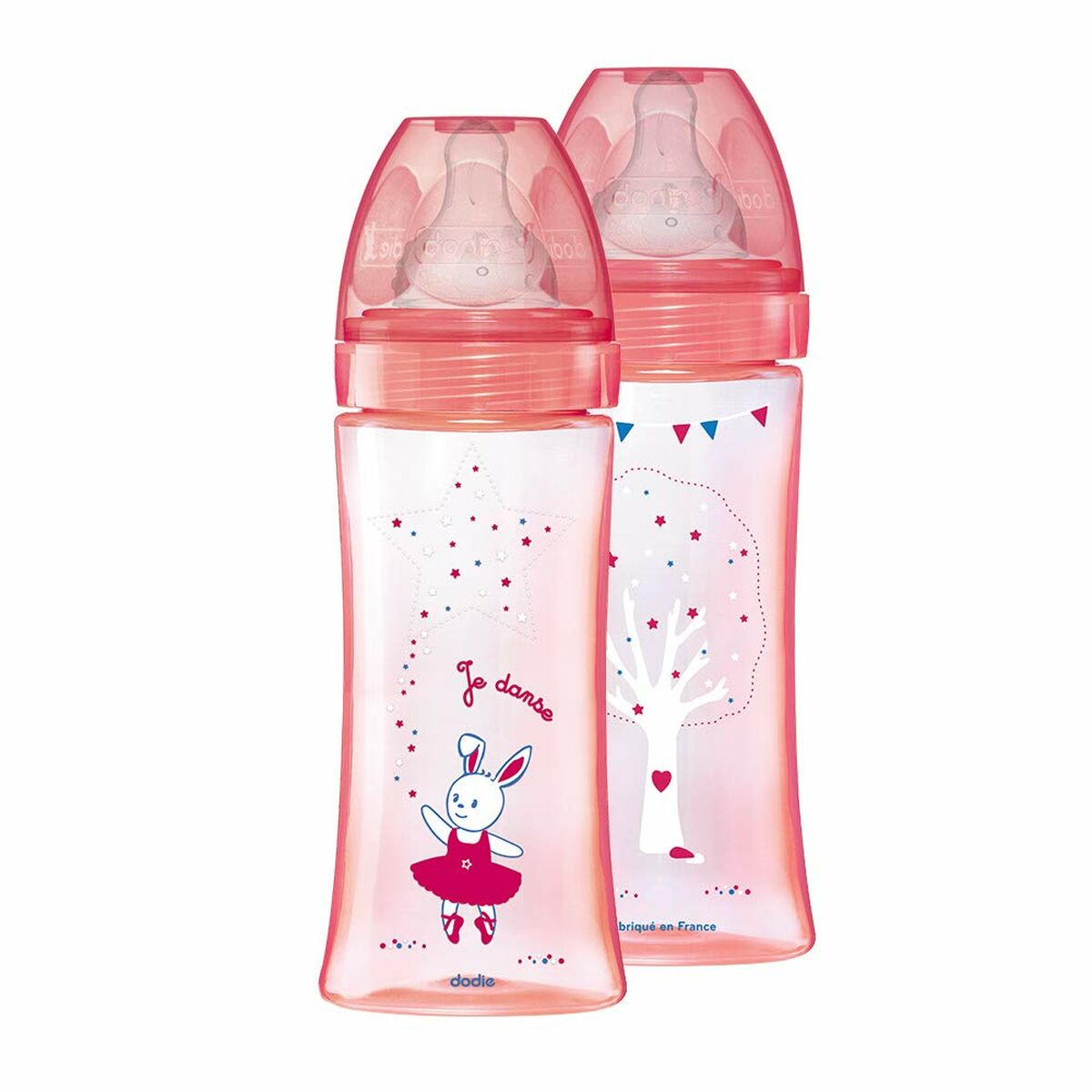 Set of baby’s bottles Dodie 3700763537061 2 uds (330 ml)