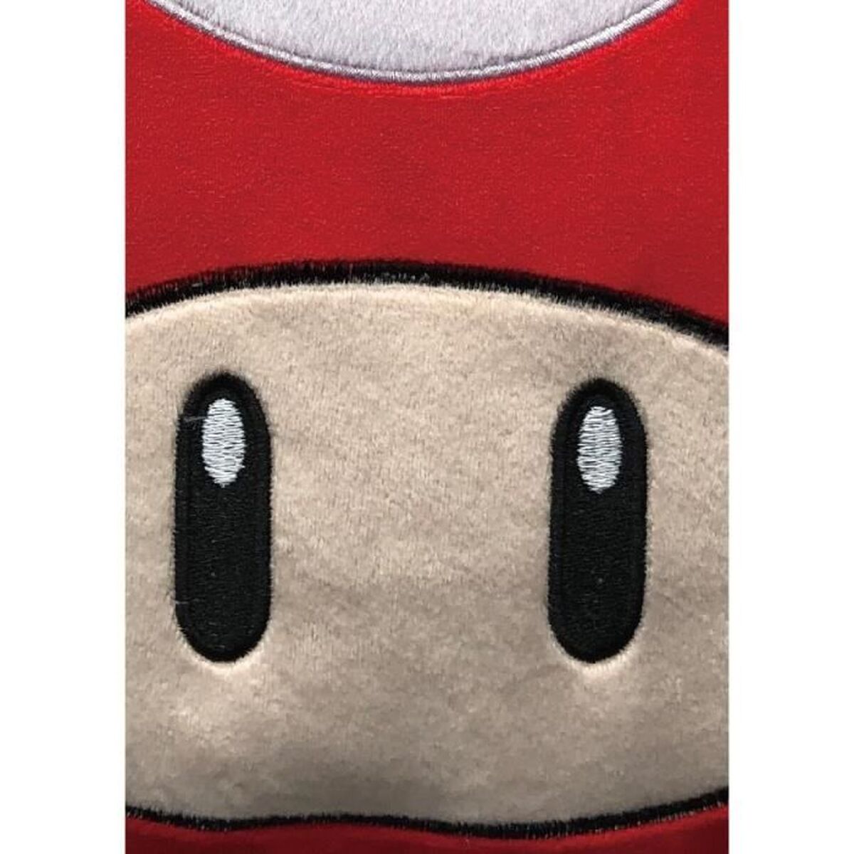 Cushion Mario Bros 43 x 3 x 43 cm White Red Polyester Mushroom
