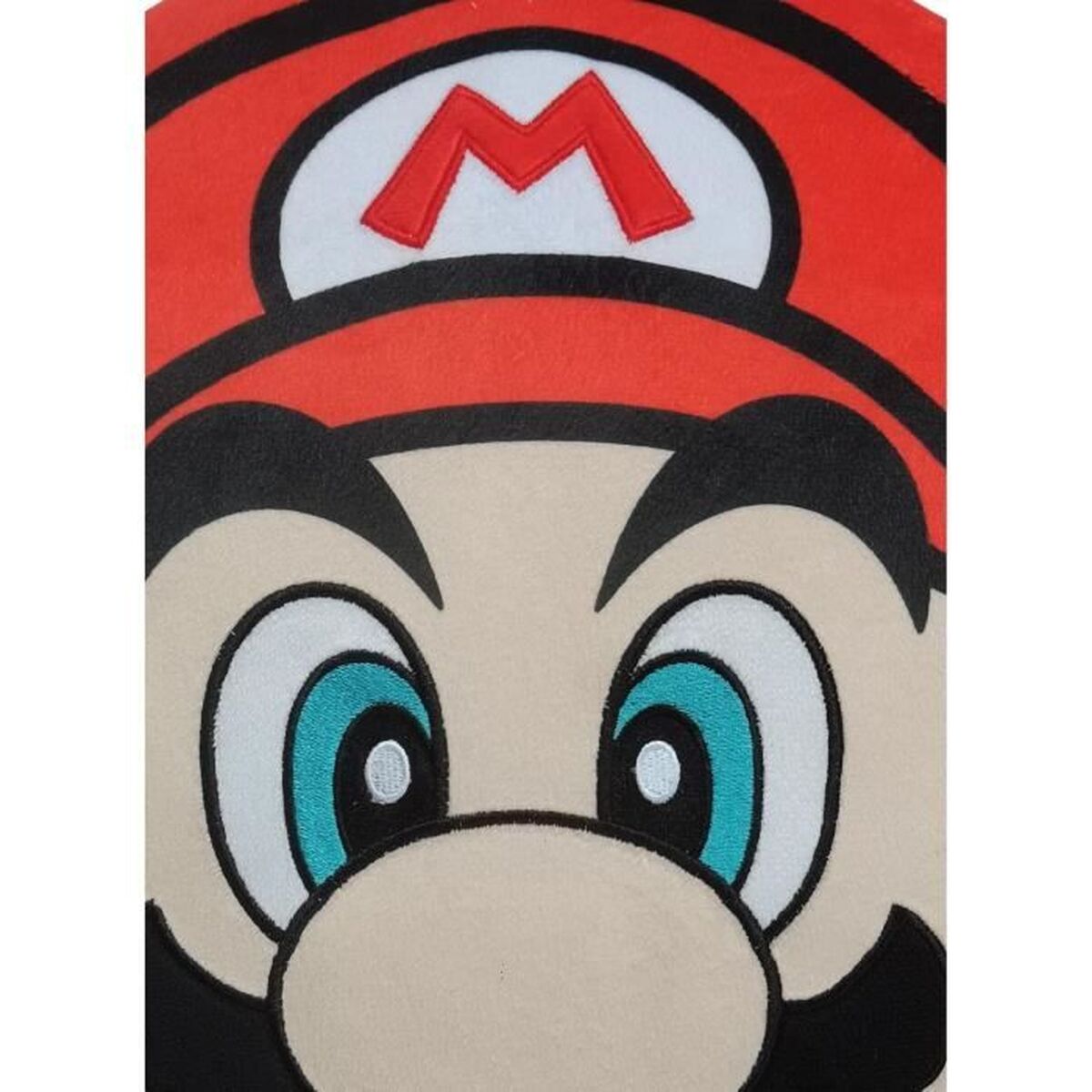 Cushion Mario Bros 41 x 3 x 41 cm Blue White Brown Black Red Beige Polyester Face
