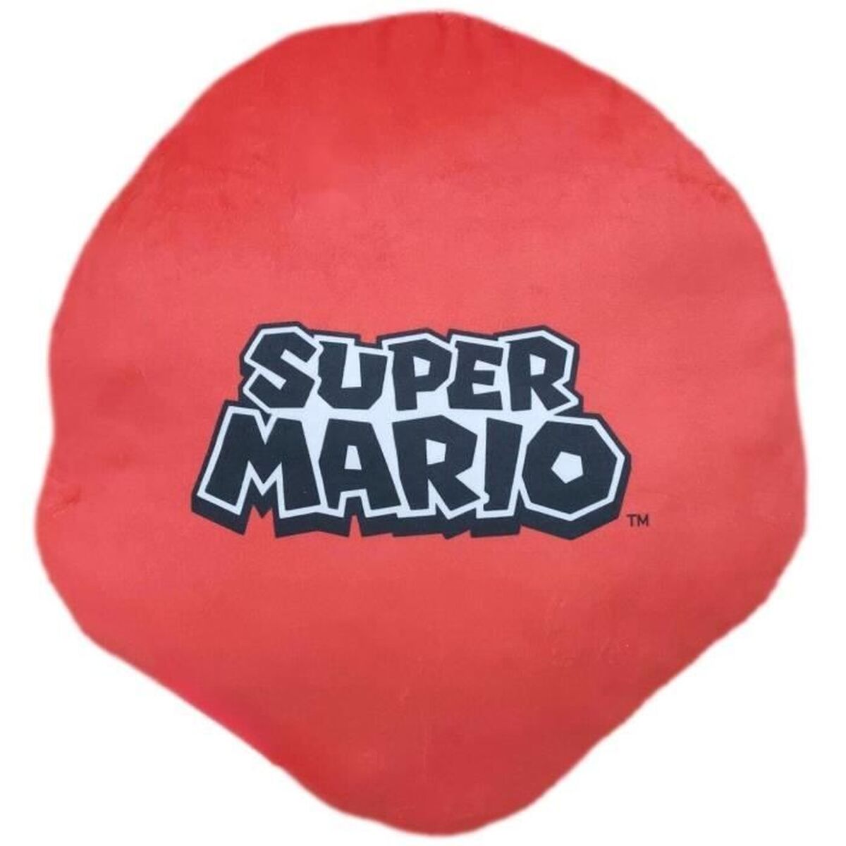 Cushion Mario Bros 41 x 3 x 41 cm Blue White Brown Black Red Beige Polyester Face