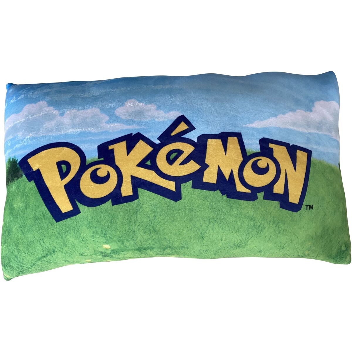 Cushion Pokmon Yellow Brown Polyester Children’s