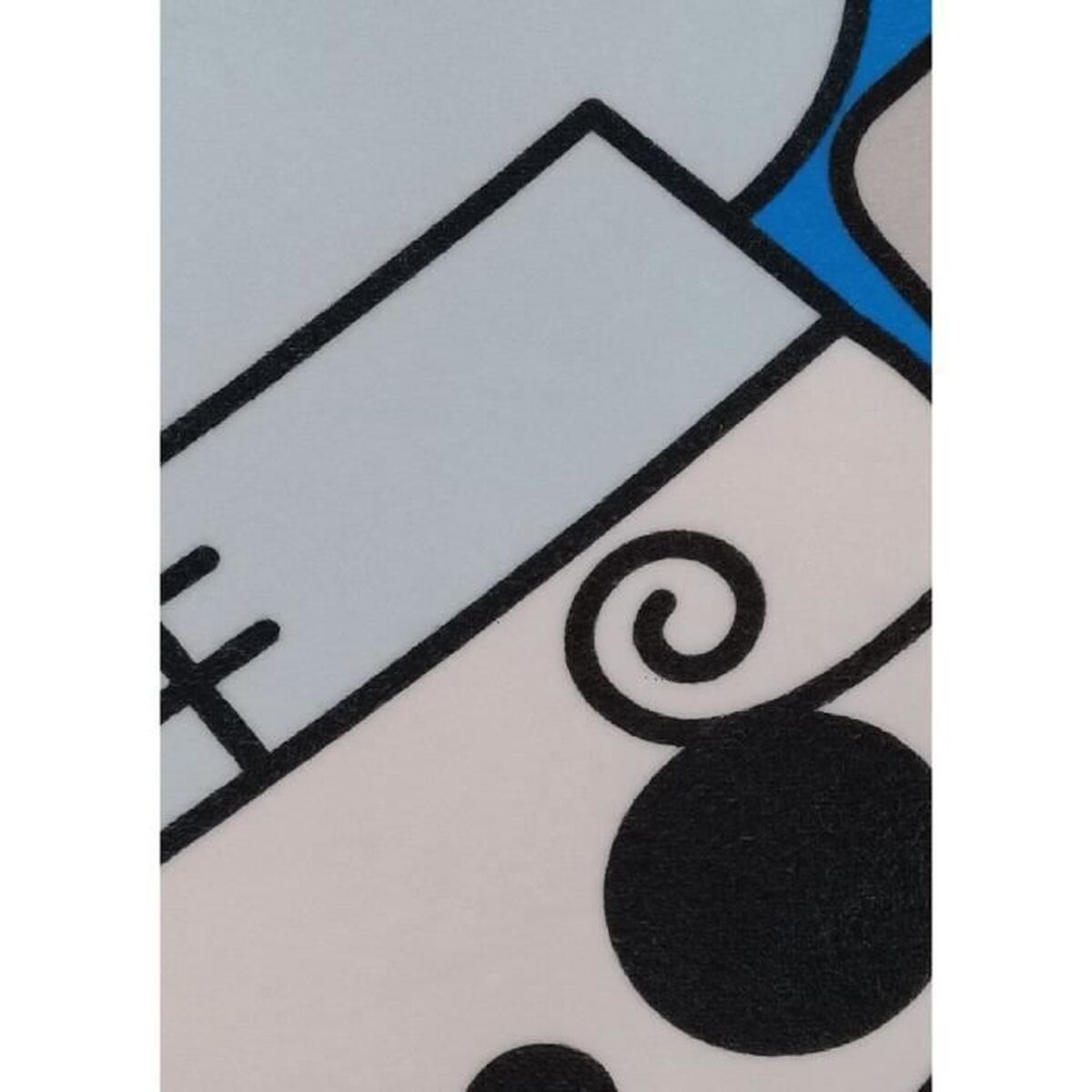 Cushion One Piece Yellow Black Polyester Printed