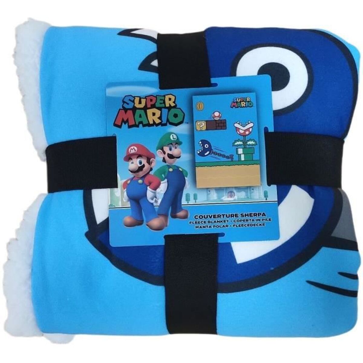 Blanket Mario Bros 31 x 8 x 31 cm Multicolour Scottish pictures