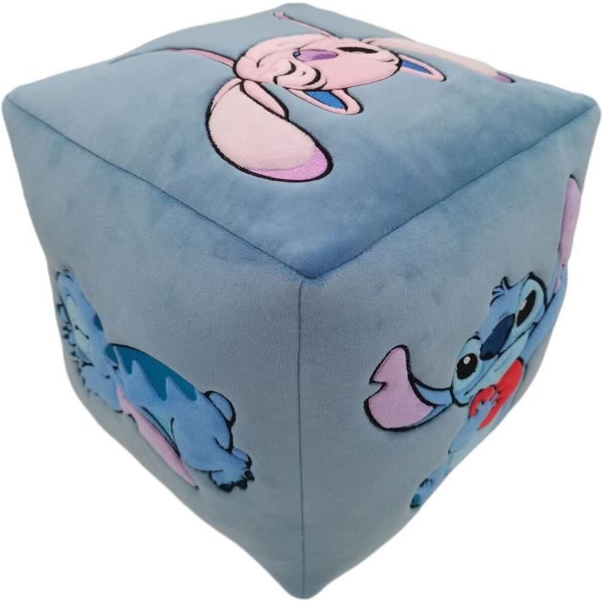 Cushion Stitch 28 x 30 x 29 cm Blue Polyester Children’s