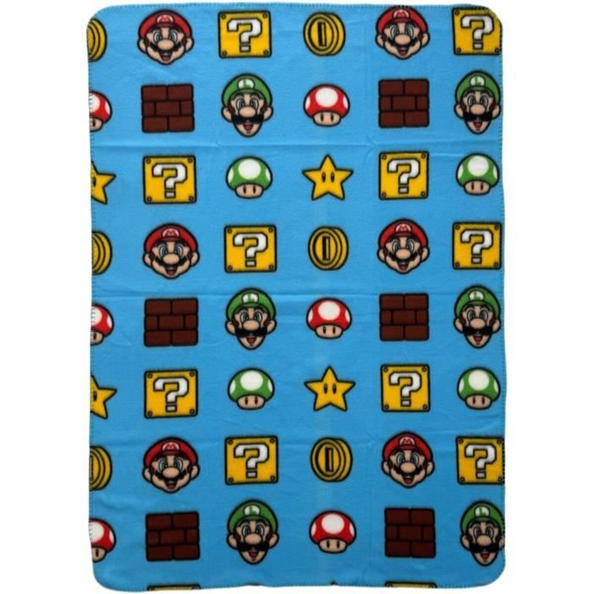 Blanket Mario Bros Multicolour Scottish pictures Blanket Mario Bros Multicolour Scottish pictures