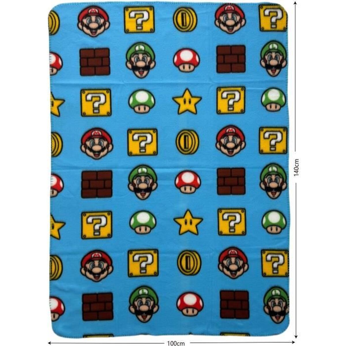 Blanket Mario Bros Multicolour Scottish pictures
