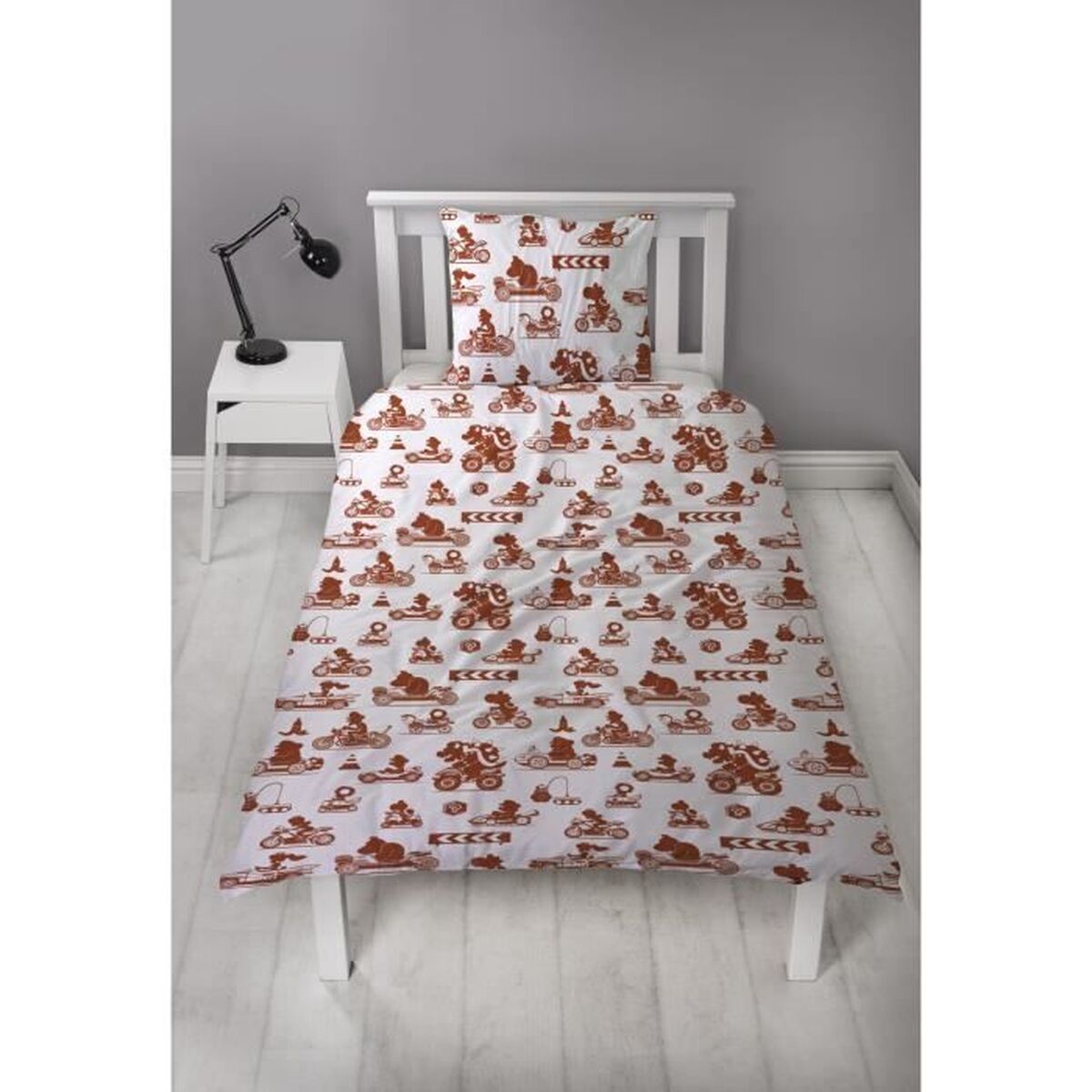 Duvet cover set Mario Bros Multicolour Double 2 Pieces