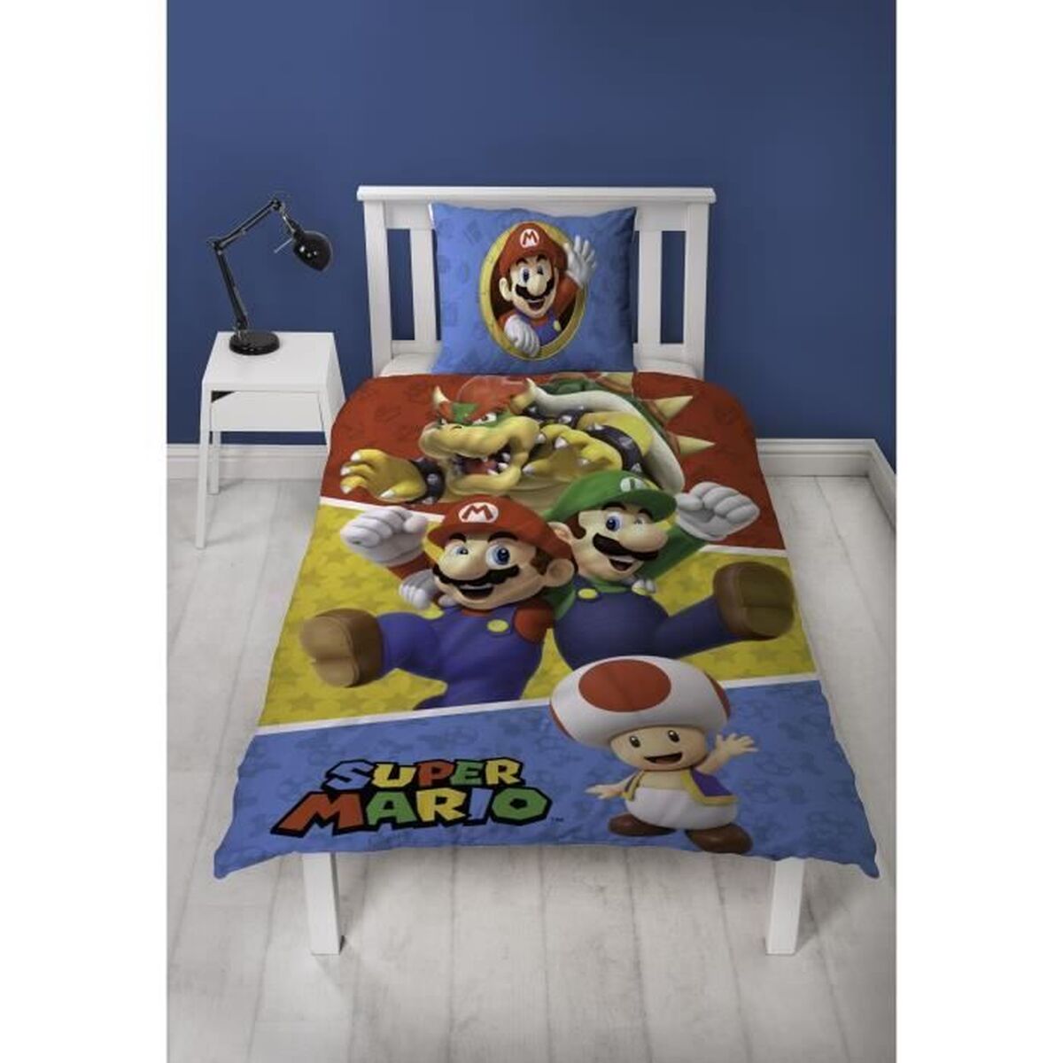 Duvet cover set Mario Bros 25 x 4 x 30 cm Multicolour Double 2 Pieces