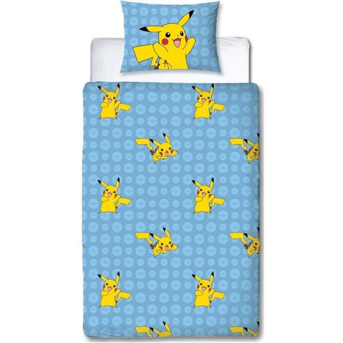 Duvet cover set Pokmon Multicolour Double 2 Pieces