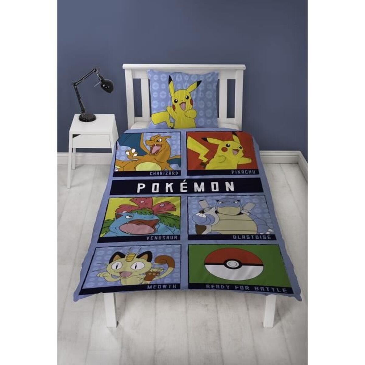 Duvet cover set Pokmon Multicolour Double 2 Pieces