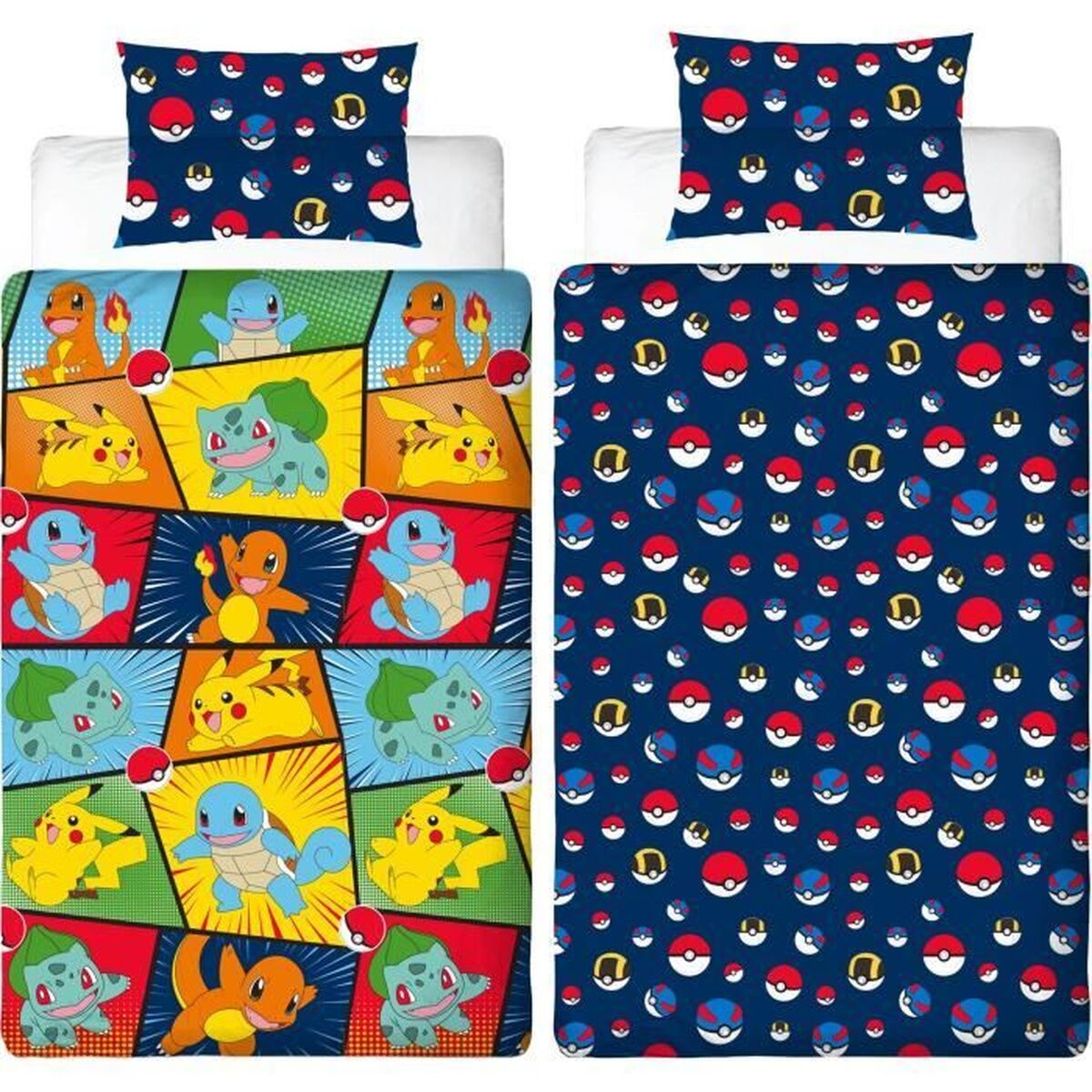 Duvet cover set Pokmon 25 x 5 x 29 cm Multicolour Double 2 Pieces