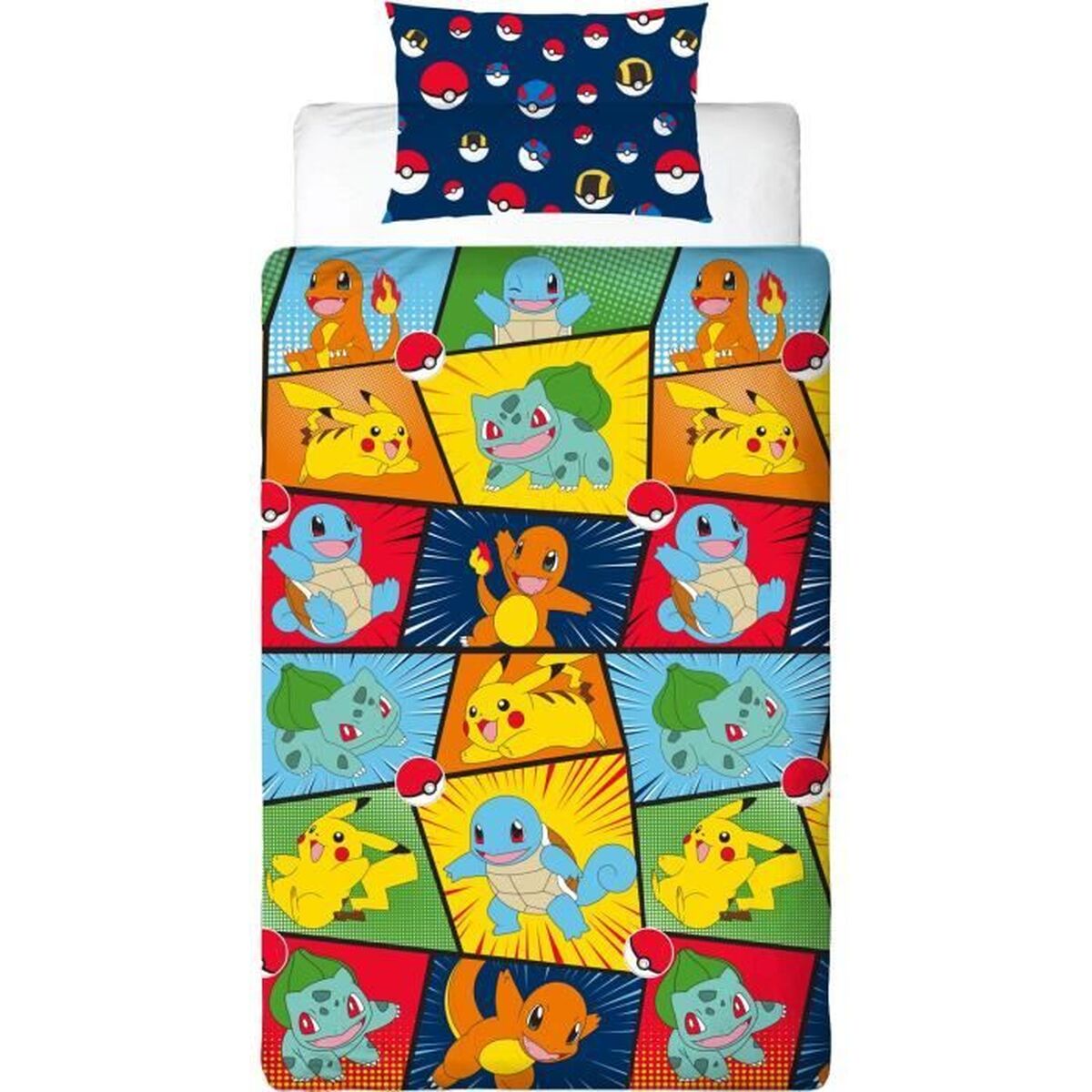 Duvet cover set Pokmon 25 x 5 x 29 cm Multicolour Double 2 Pieces
