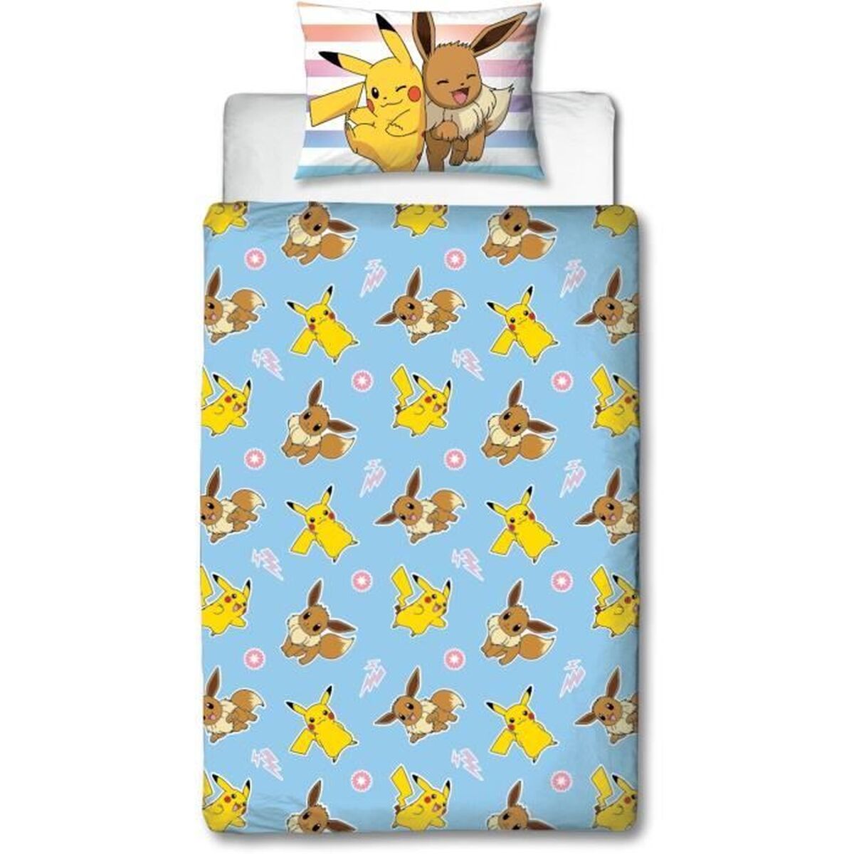 Duvet cover set Pokmon 25 x 5 x 30 cm Multicolour Double 2 Pieces