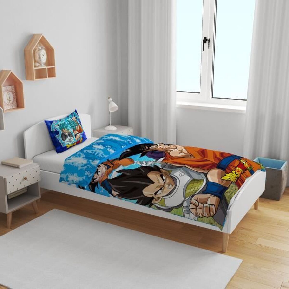 Duvet cover set Dragon Ball 24 x 4 x 30 cm Multicolour Double 2 Pieces