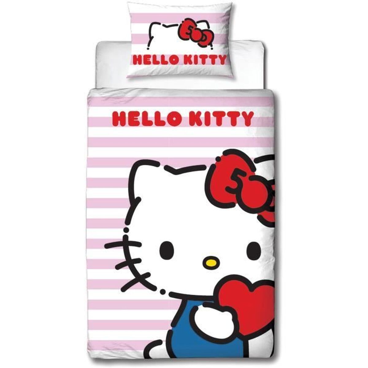 Duvet cover set Hello Kitty 25 x 5 x 30 cm Pink Double 2 Pieces