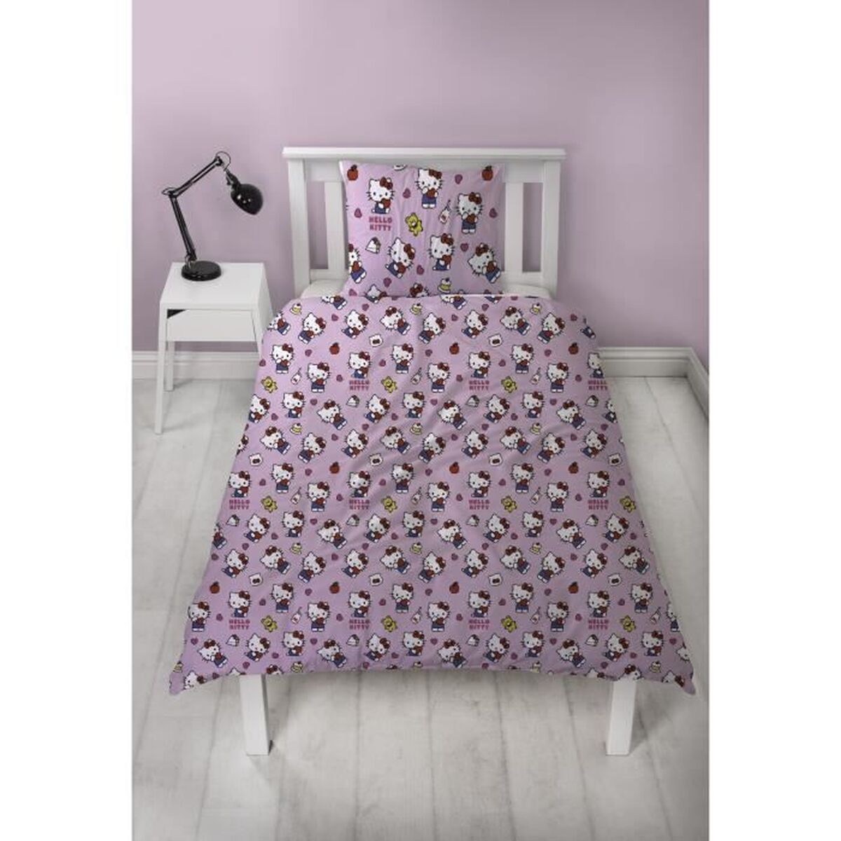 Duvet cover set Hello Kitty 25 x 5 x 30 cm Pink Double 2 Pieces
