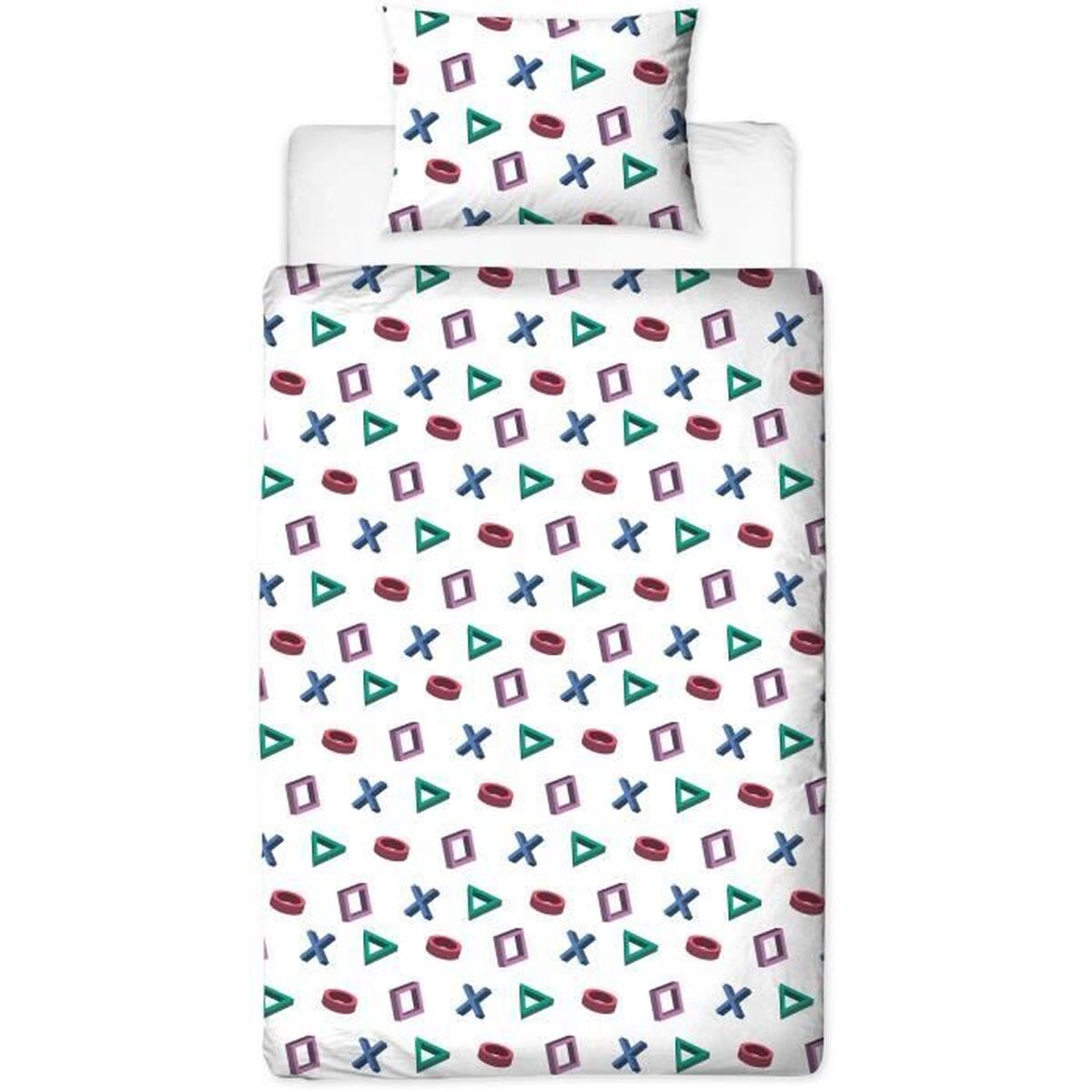 Duvet cover set Playstation Multicolour Double 2 Pieces