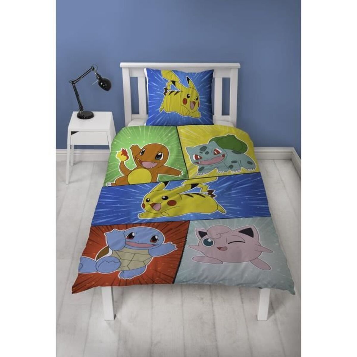 Duvet cover set Pokmon Multicolour Double 2 Pieces