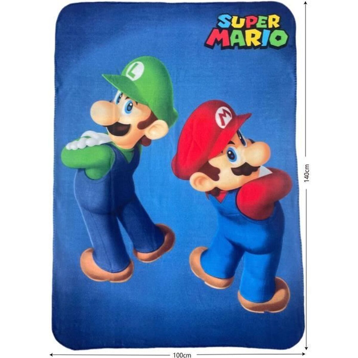 Blanket Mario Bros 25 x 7 x 13 cm Multicolour animals