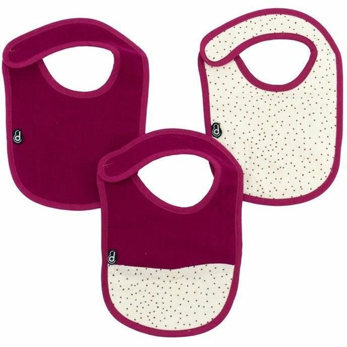 Bib Domiva Cotton 3 Pieces (3 Units) Bib Domiva Cotton 3 Pieces (3 Units)