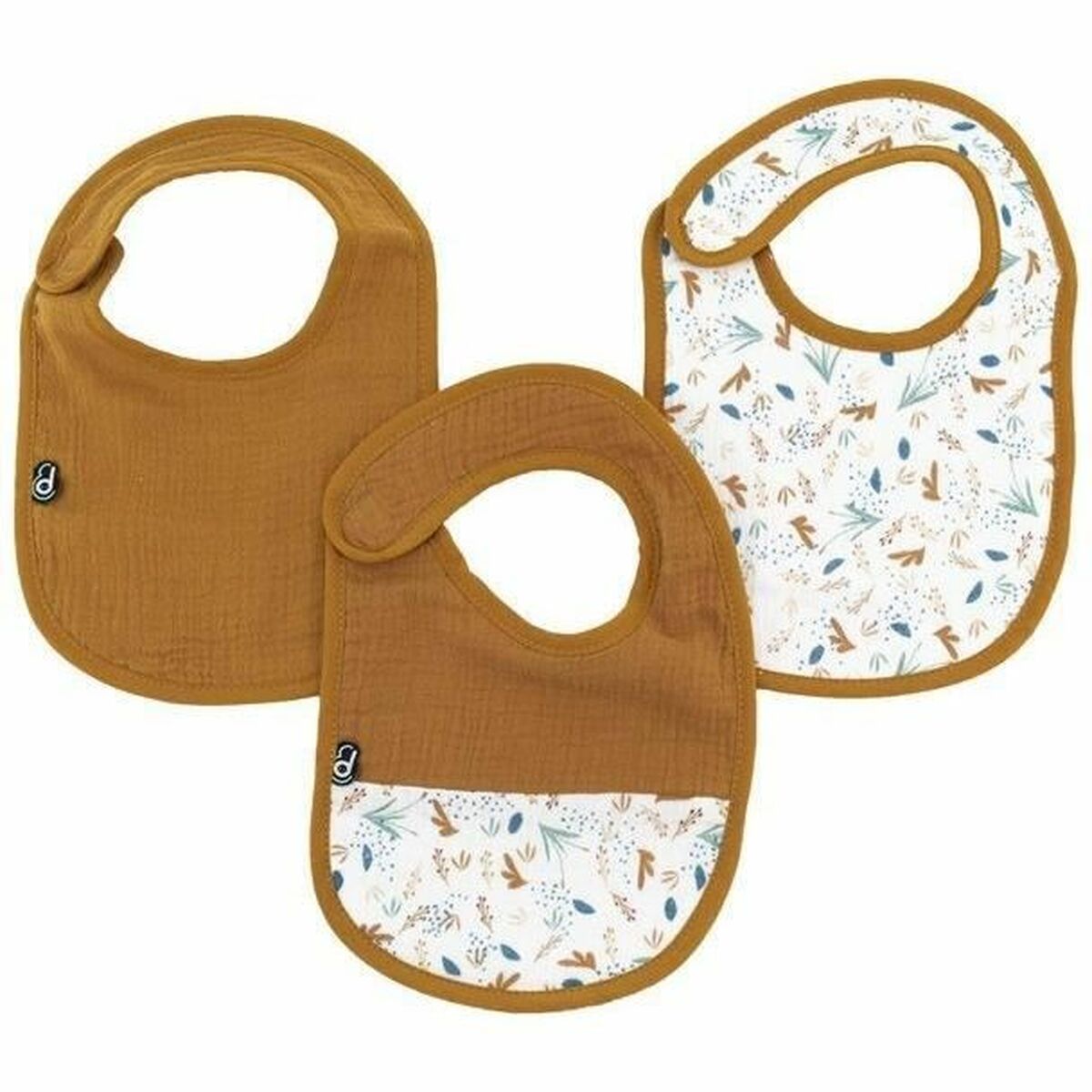 Bib Domiva Cotton 3 Pieces (3 Units) Bib Domiva Cotton 3 Pieces (3 Units)
