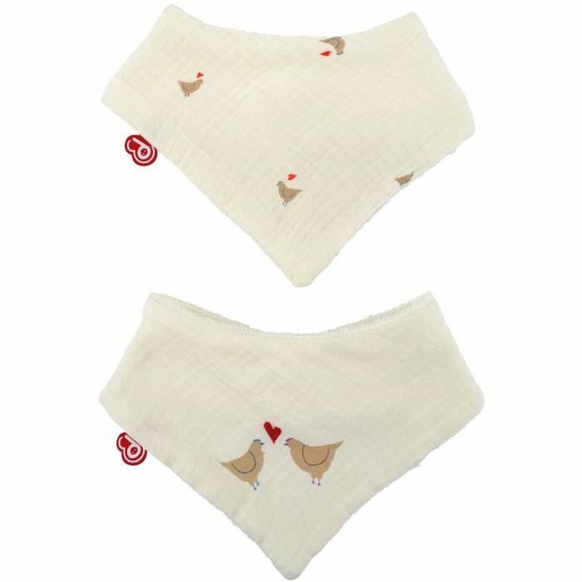 Bib Domiva Cotton 2 Pieces (2 Units) Bib Domiva Cotton 2 Pieces (2 Units)